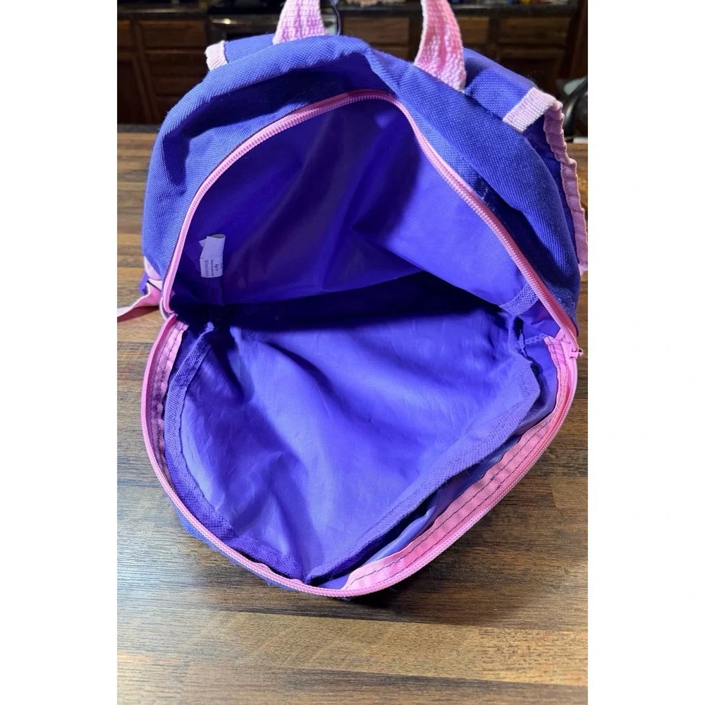 Disney Princess Backpack, Back to school. Purple and pink medium size.